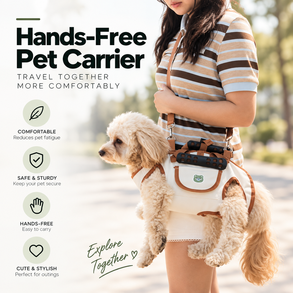 Mirevo Hands-Free Pet Carrier Backpack