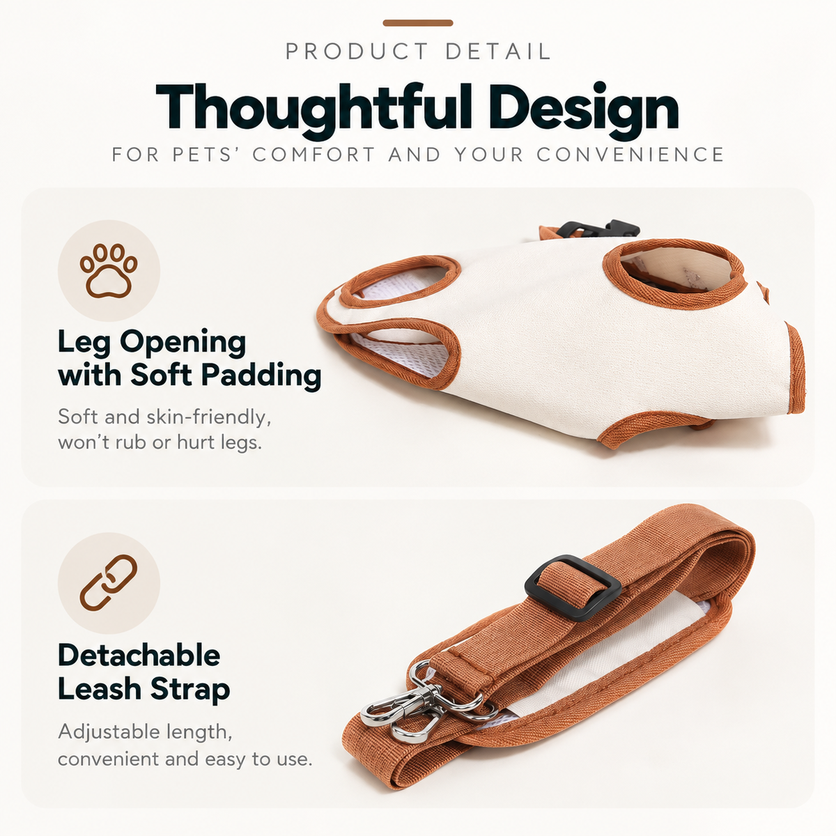 Mirevo Hands-Free Pet Carrier Backpack