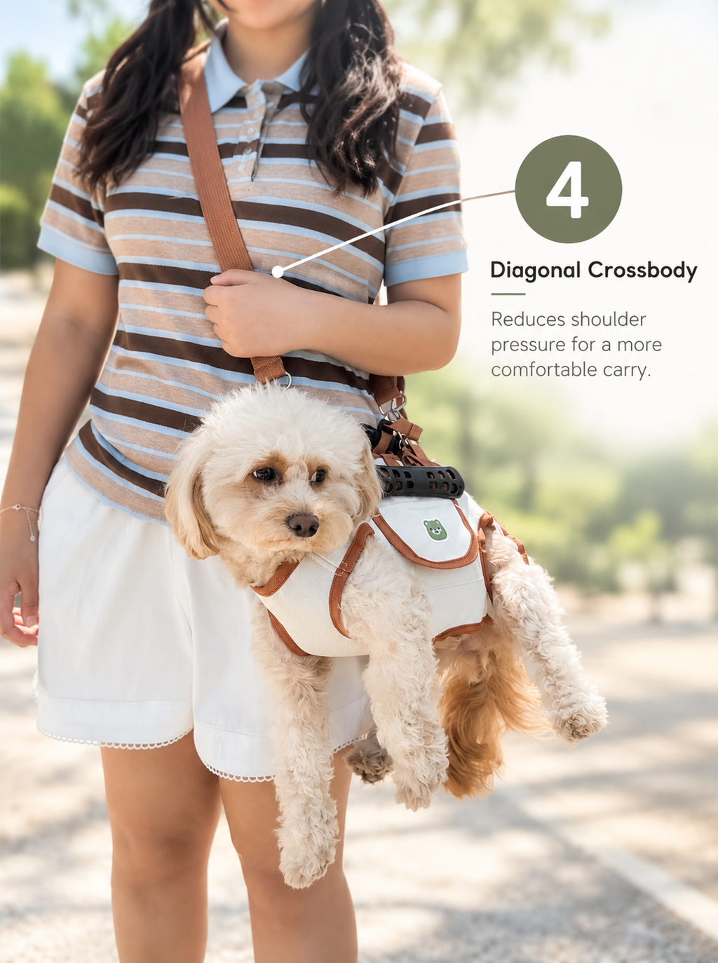 Mirevo Hands-Free Pet Carrier Backpack