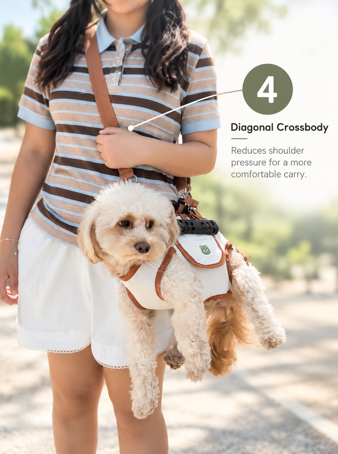 Mirevo Hands-Free Pet Carrier Backpack