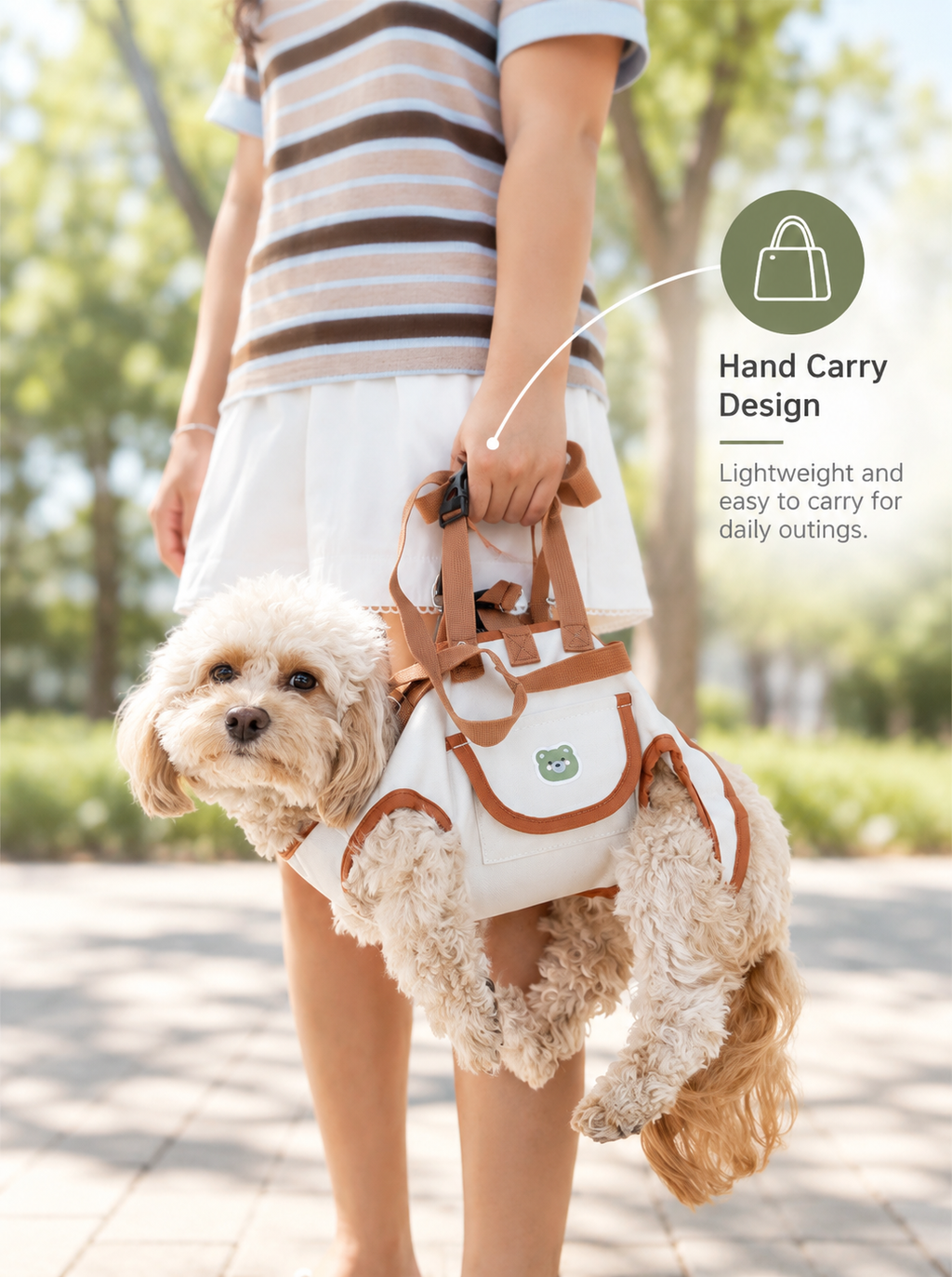 Mirevo Hands-Free Pet Carrier Backpack