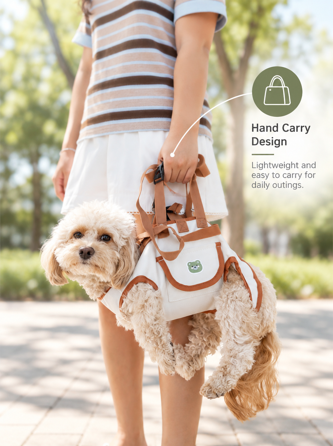 Mirevo Hands-Free Pet Carrier Backpack