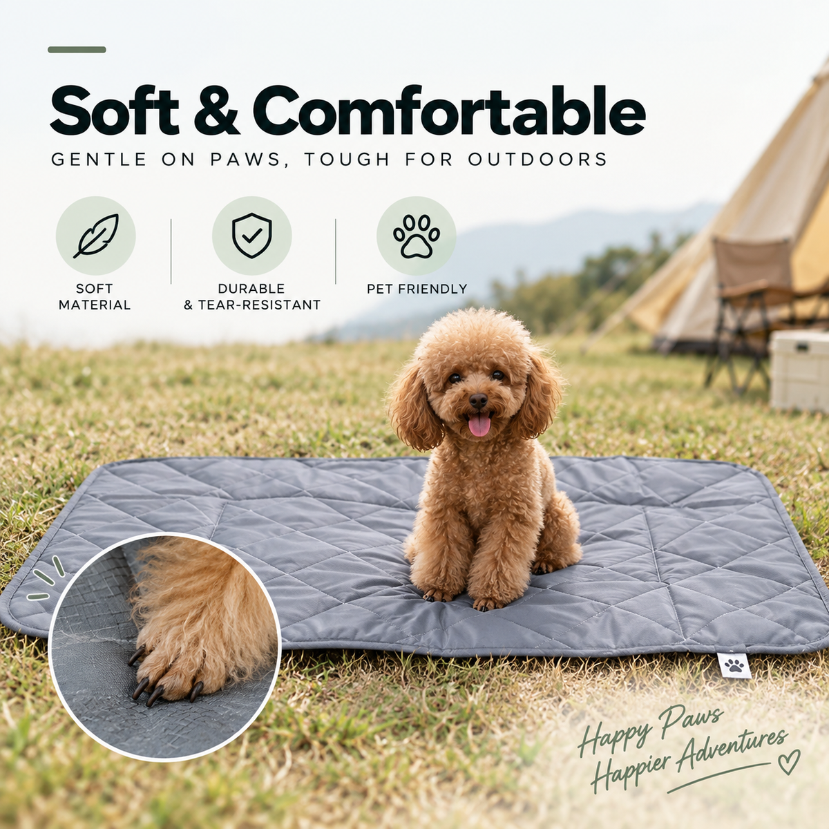 Mirevo Portable Pet Outdoor Mat