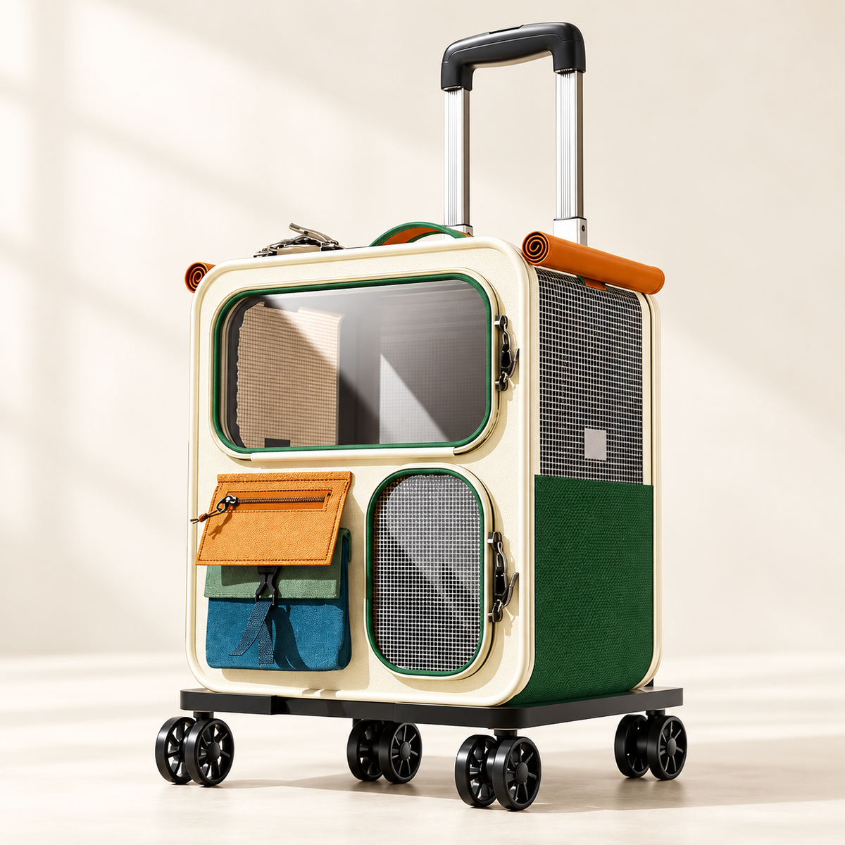 Mirevo Roll & Roam Convertible Pet Carrier