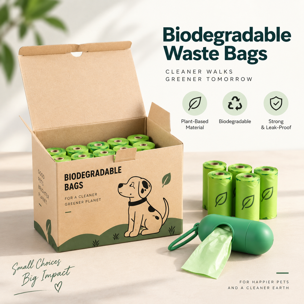 Mirevo Pet Poop Picker & Waste Bag Dispenser